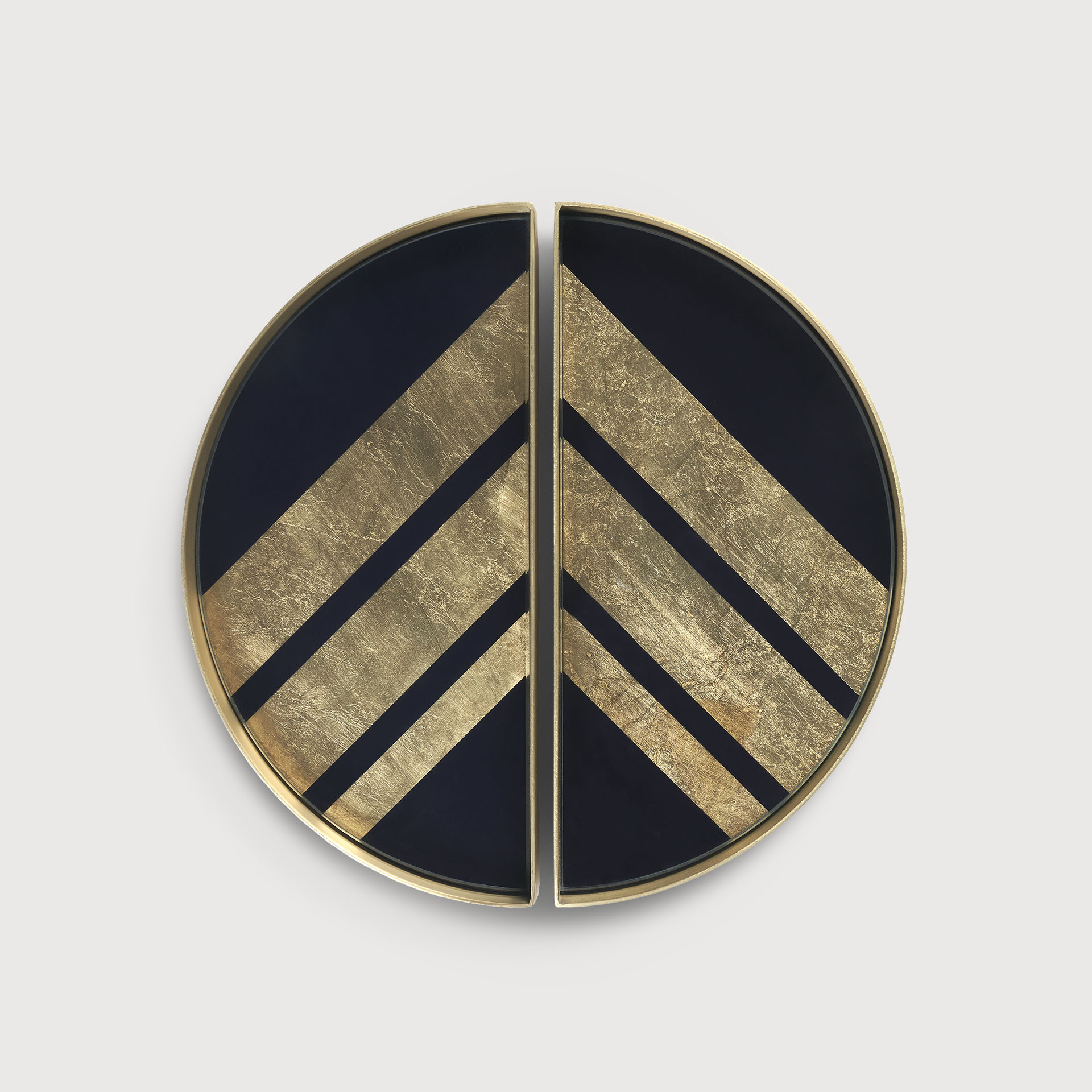 [20542R] Plateau   en   verre   Chevron
