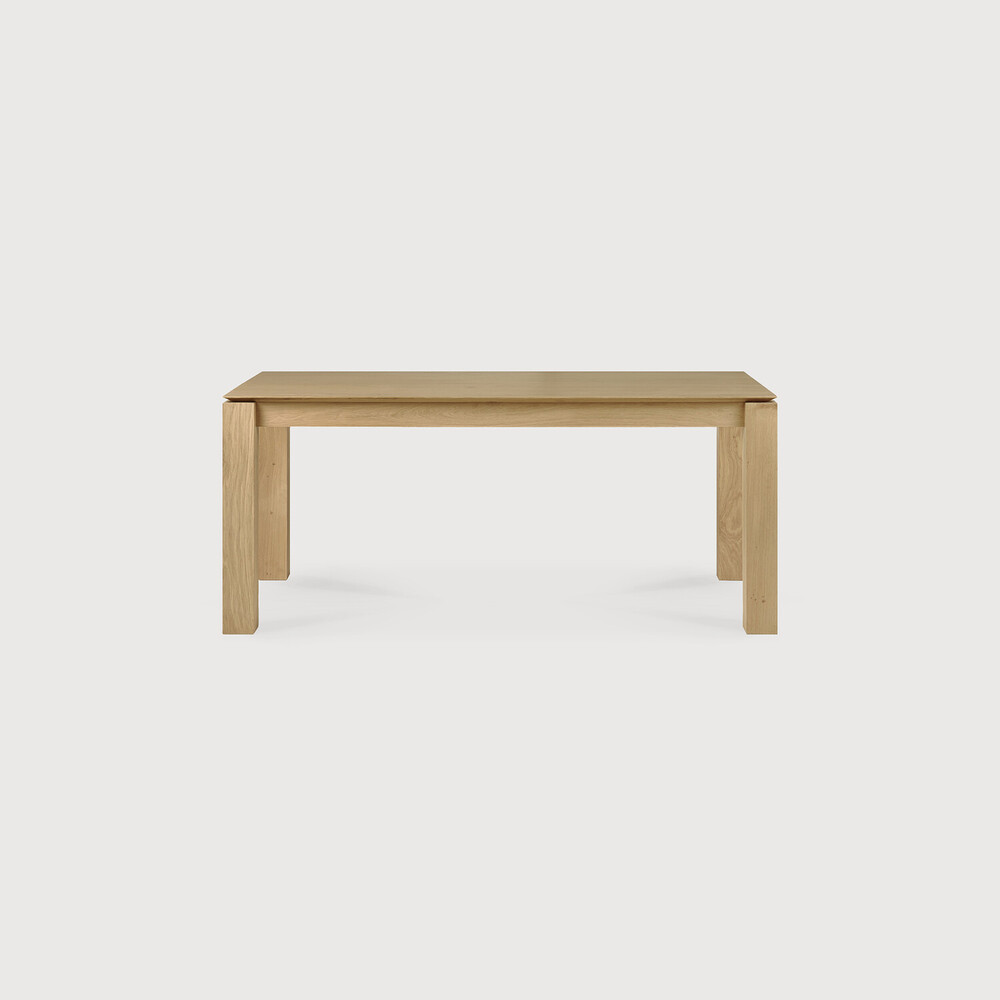 [50573R] Oak Slice dining table (180x90x76cm)