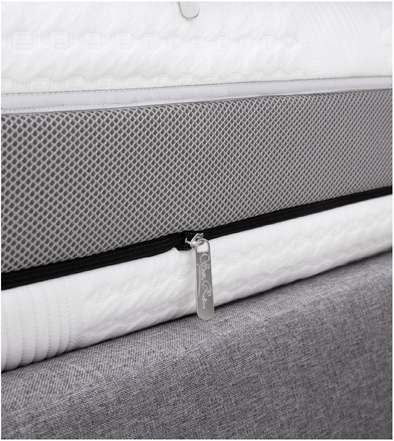 [L1601*] Premium circular mattress (200x160x24cm, Ultima - Medium Firm)