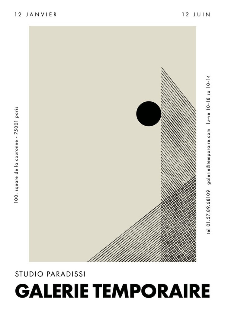 Galerie temporaire 29 Poster