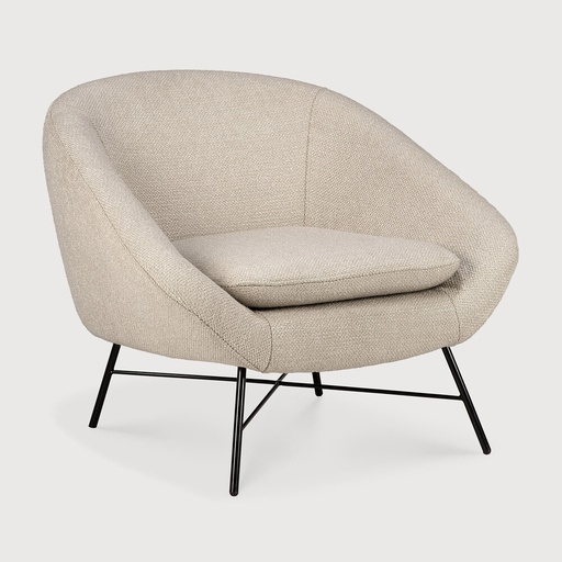 [20135] Barrow lounge chair (Off White)
