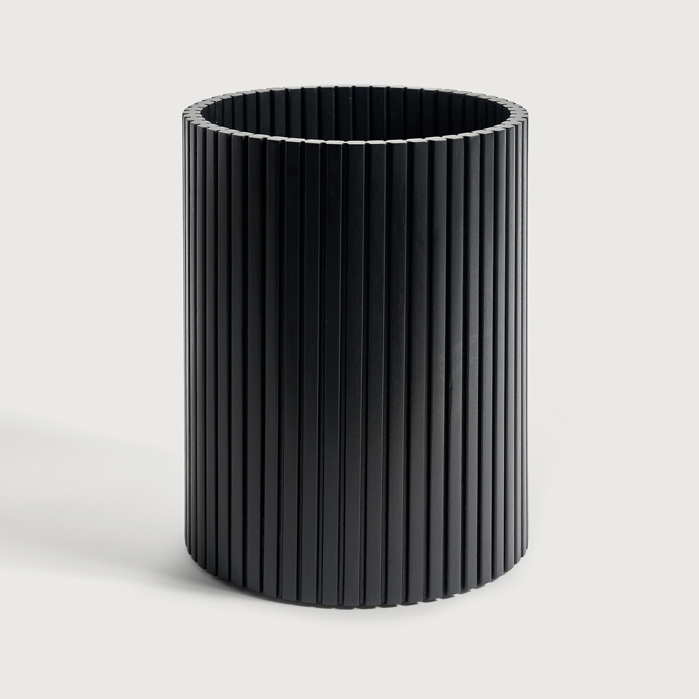 [29771] Black Roller Max waste paper basket