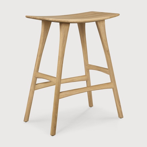 [53044] Oak Osso counter stool - contract grade