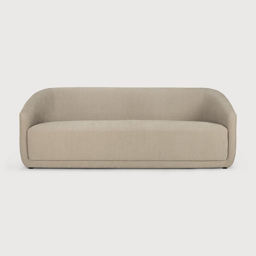 [20150S] Trapeze sofa - 3 seater (Beige - short term rental only)