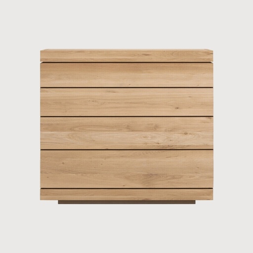[51399] Oak Burger chest of drawers