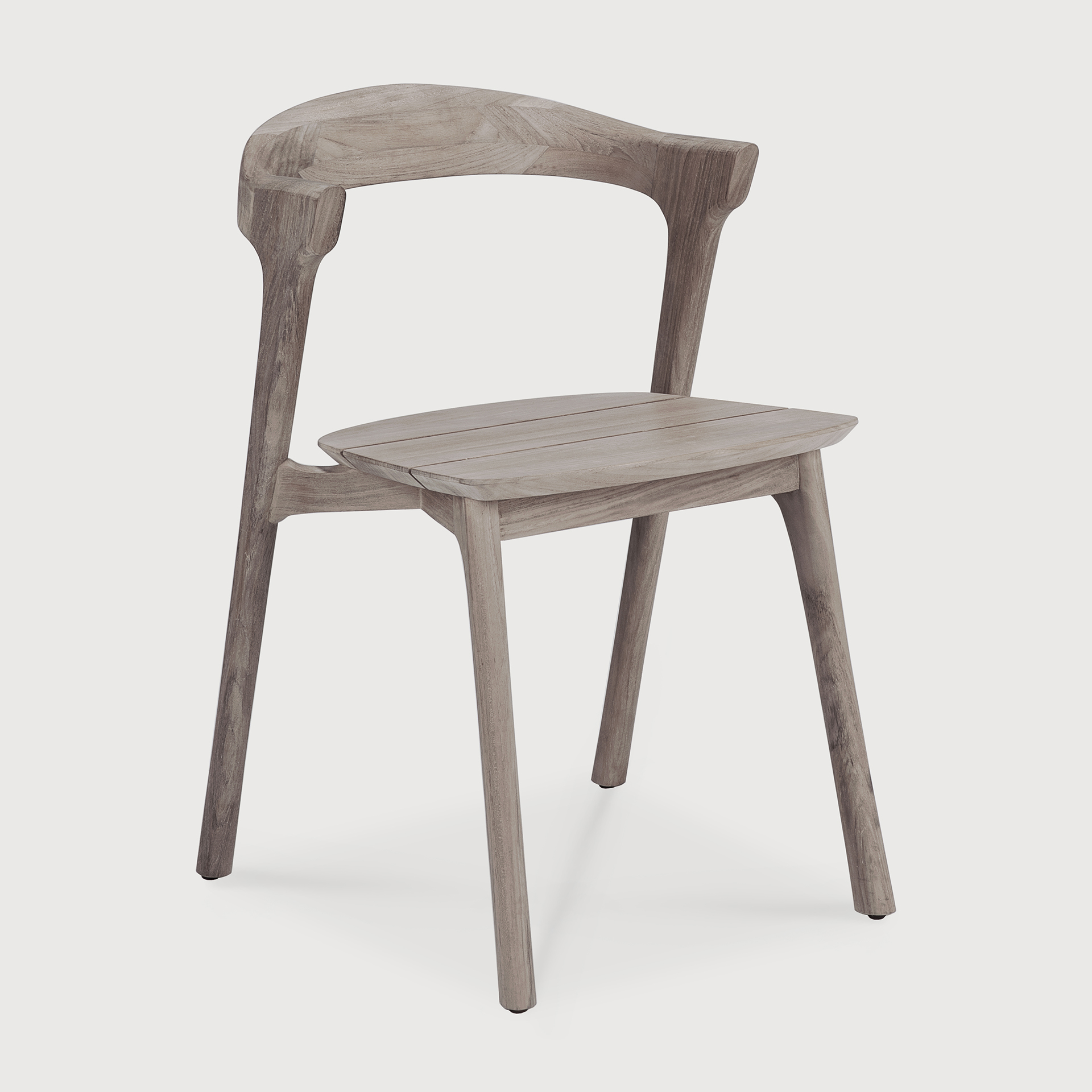 [10155*] Teak Bok outdoor dining chair