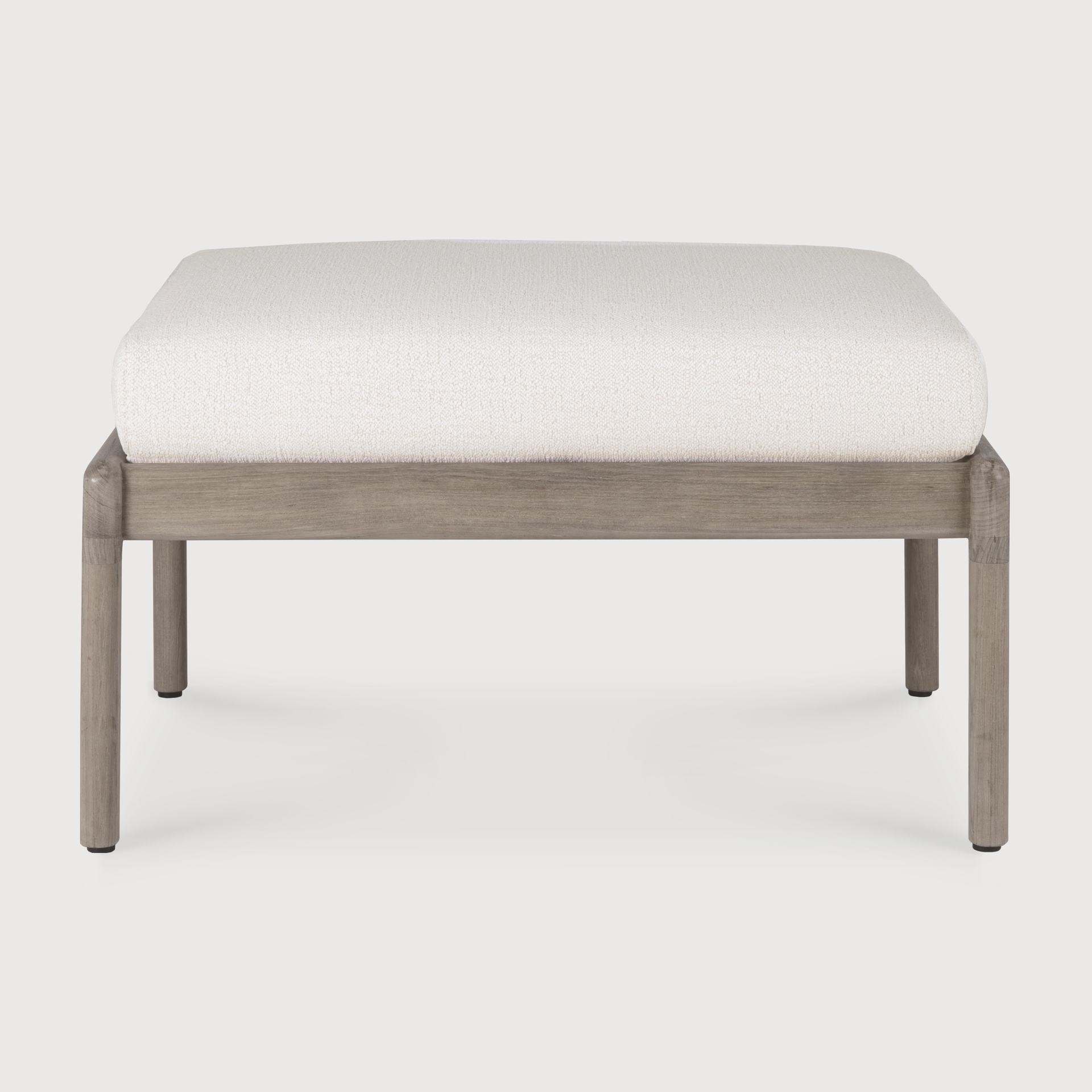 [10249*] Teak Jack outdoor footstool (Mocha)