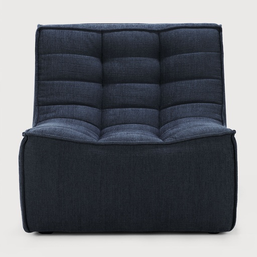 [20222] N701 sofa - 1 seater  (Graphite Eco fabric)
