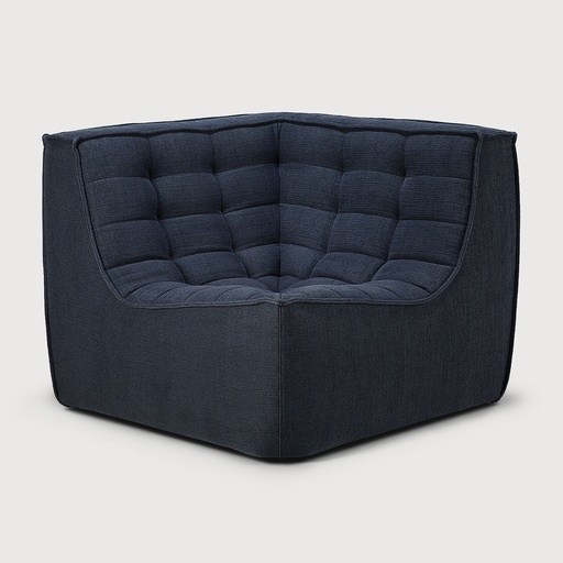 [20215] N701 sofa - corner (Graphite Eco fabric)