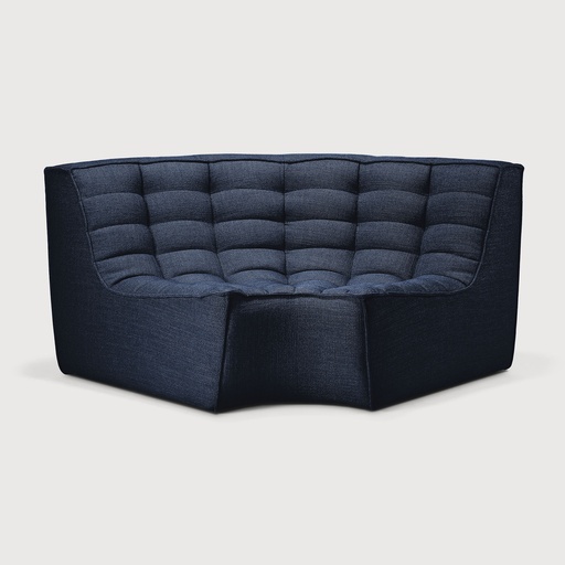 [20214] N701 sofa - round corner (Graphite Eco fabric)
